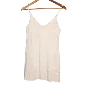 Elegant Cream Slip Dress